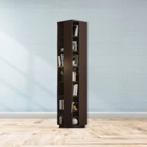 Adamihs Rotatable Book Shelf In Columbia Walnut Finish By Sach