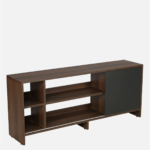 Ademala Entertainment Unit In Dak Bali Oak & Slate Grey Finish By Sach