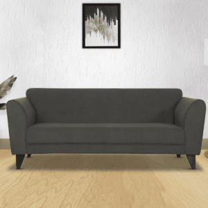 Meleb 3 Seater Sofa in Charcoal Grey Colour by FernInida.com