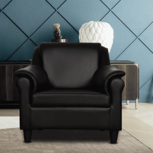 Oce Nosidom 1 Seater Sofa in Black Colour by FernInida.com