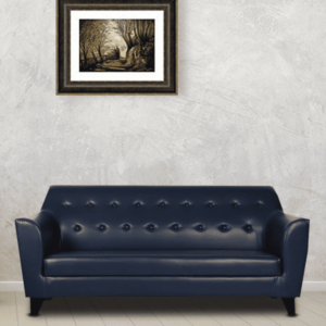 Ilab 3 Seater Sofa In Dark Blue Colour by FernInida.com