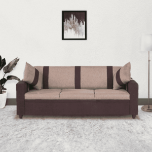 Arutnev 3 Seater Sofa in Beige Colour By FernInida.com