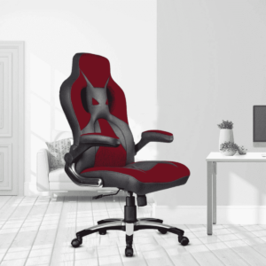 Tnagele Gaming Chair In Red Colour by Fern India