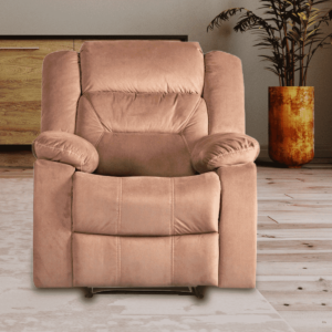 Oriac  1 Seater Recliner in Brown Colour by FernInida.com