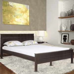 Rehpic Queen Size Bed in Espresso Finish by Fern India