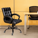 Knuf Executive Chair in Black Colour By Fern India
