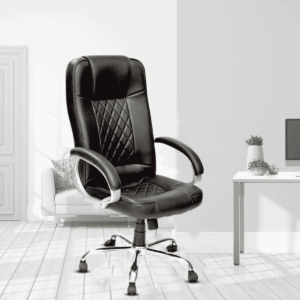 Alleb High Back Executive Chair in Black Colour by Fern India