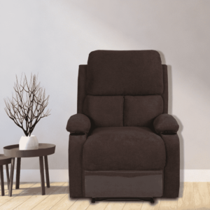 Ttam 1 Seater Recliner in Chocolate Color by FernInida.com