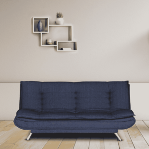 Ode Sofa Cum Bed in Dark Blue Colour by FernInida.com