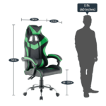 Gaming Ergonomic Chair in Green & Black Colour by Fern India