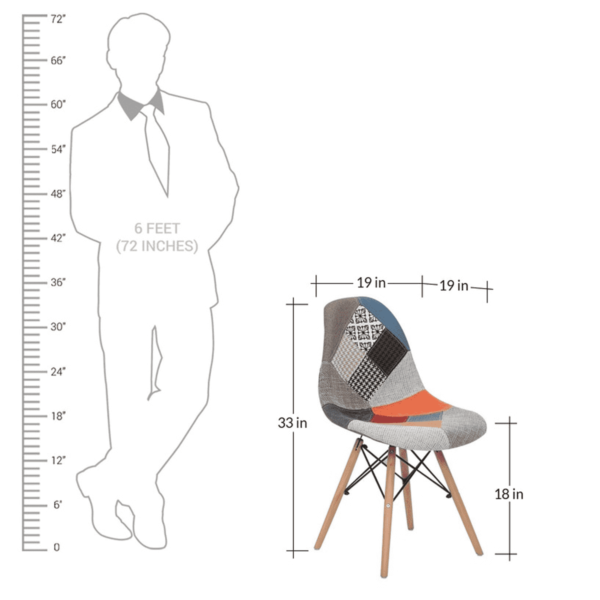 Semae Iconic Chair with Patchwork by Fern India