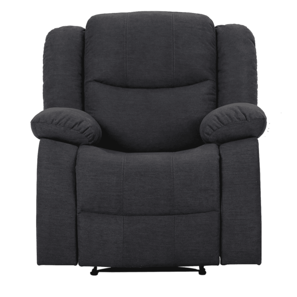 Ospat 1 Seater Manual Recliner in Dark Grey Colour by FernInida.com