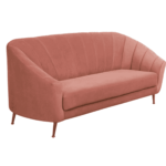 Eelyak 3 Seater Sofa In Blush Pink Colour by FernInida.com