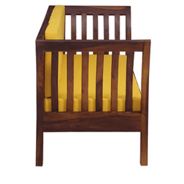 Togramt Solid Wood 3 Seater Sofa in Honey Oak Finish by FernInida.com