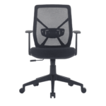 Ztif Medium Back Ergonomic Chair in Black Colour by Fern India