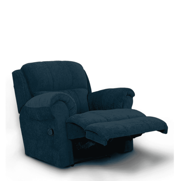 Notsob 1 Seater Recliner in Blue Colour by FernInida.com