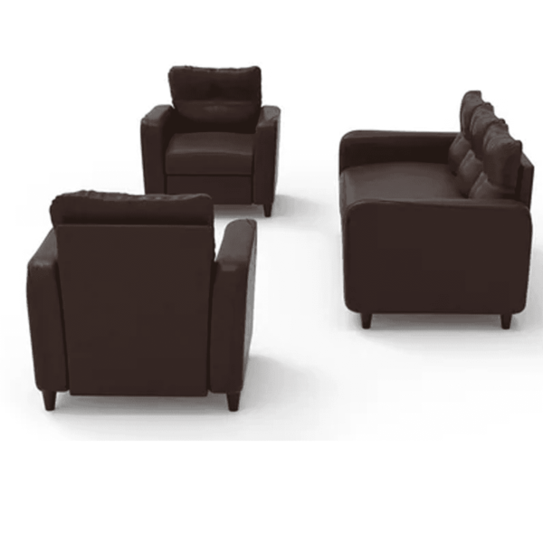 Yrrej 3+1+1 Seater Sofa in Choco Brown Colour by FernInida.com
