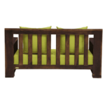 Itayhk Solid Wood 2 Seater Sofa in Provincial Teak Finish by FernInida.com