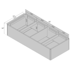 Yad Bed with Storage by Fern India