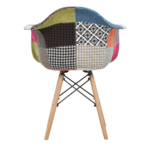 MultiColour Patch Iconic Chair by Fern India