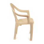 Plastic Chair (Set of 2) in Marble Beige Colour By Fern India