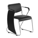 Contract Training Chair in Black Colour By Fern India