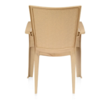 Plastic Chair (Set of 2) in Marble Beige Colour By Fern India