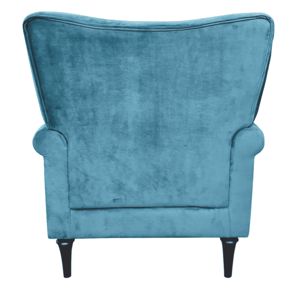 Noel Lounge Chair in Teal Green Colour by Fern India