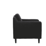 Adnama 1 Seater Sofa in Charcoal Grey Colour by FernInida.com