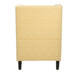 Htradoow Kimpton Wing Chair in Mustard Colour by Fern India
