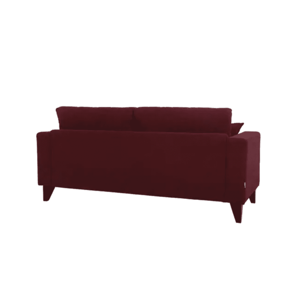 Oderfla 3 Seater Sofa in Garnet Red Colour by FernInida.com