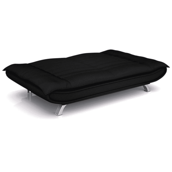Nonrev 3 Seater Sofa cum Bed in Black Colour By FernInida.com