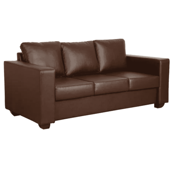Otas 3 Seater Sofa in Texas Brown Colour by FernInida.com