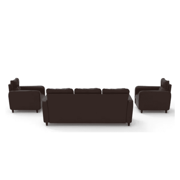 Yrrej 3+1+1 Seater Sofa in Choco Brown Colour by FernInida.com