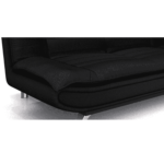 Nonrev 3 Seater Sofa cum Bed in Black Colour By FernInida.com
