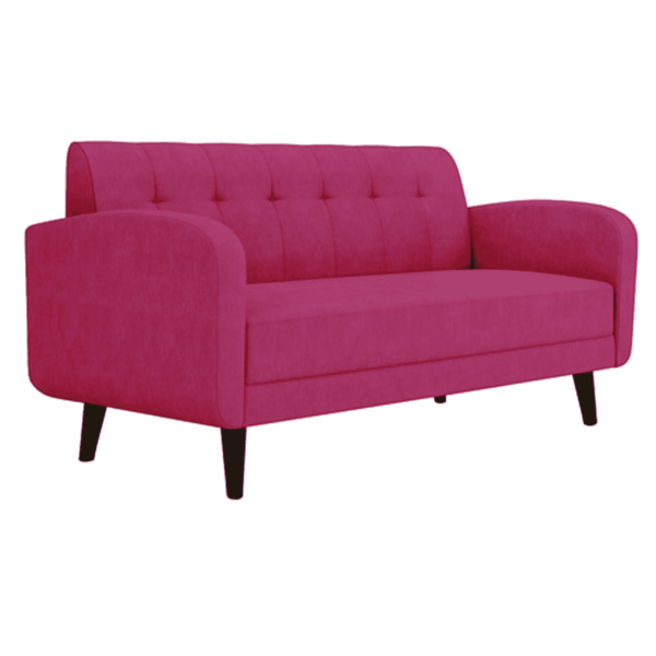 Emor 3 Seater Sofa in Maroon Colour by FernInida.com