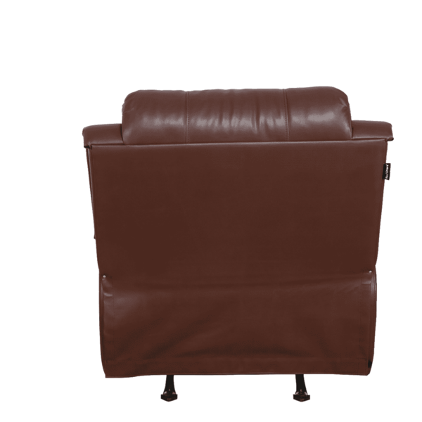 Yrelev 2 Seater Sofa in Safari Brown Colour with Brown Oak Finish by FernInida.com