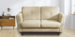 Eilyk 2 Seater Sofa in Beige Colour by FernInida.com