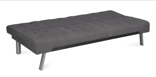 Atihciw 3 Seater Sofa cum Bed in Charcoal Grey Colour by FernIndia.com