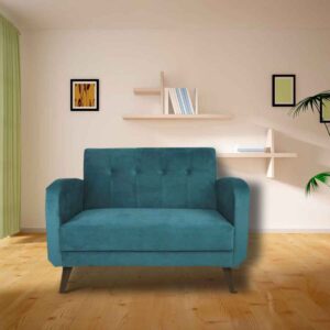 Emor 2 Seater Sofa in Green Colour by FernIndia.com