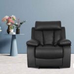 Angam 1 Seater Recliner in Black Colour By FernIndia.com