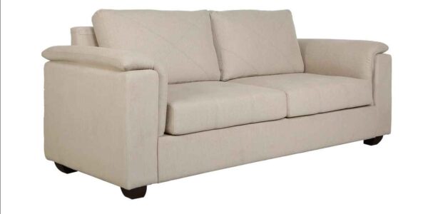 Serdna 3 Seater Sofa in Beige Colour by FernInida.com