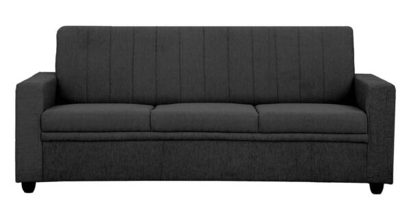 Tragttuts 3 Seater Sofa in Charcoal Grey Colour by FernIndia.com