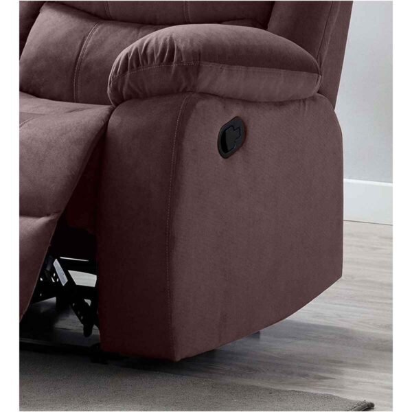 Oir 3 Seater Manual Recliner In Brown Colour by FernIndia.com