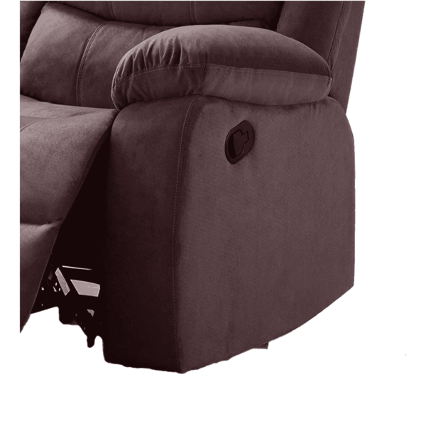 Oir 3 Seater Manual Recliner In Brown Colour by FernIndia.com
