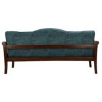 Tangele 3 Seater Sofa in Sea Blue Colour by FernIndia.com