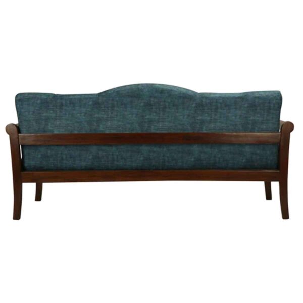 Tangele 3 Seater Sofa in Sea Blue Colour by FernIndia.com