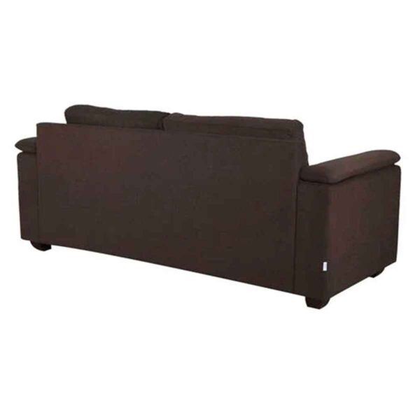 Serdna 3 Seater Sofa in Chestnut Brown By FernIndia.com