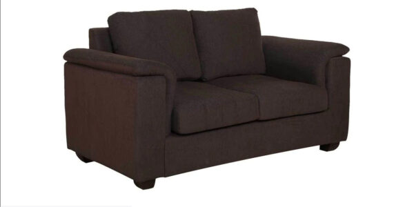 Serdna 2 Seater Sofa in Chestnut Brown Colour by FernIndia.com