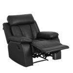 Angam 1 Seater Recliner in Black Colour By FernIndia.com